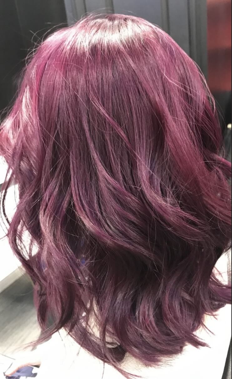 Purple hair color