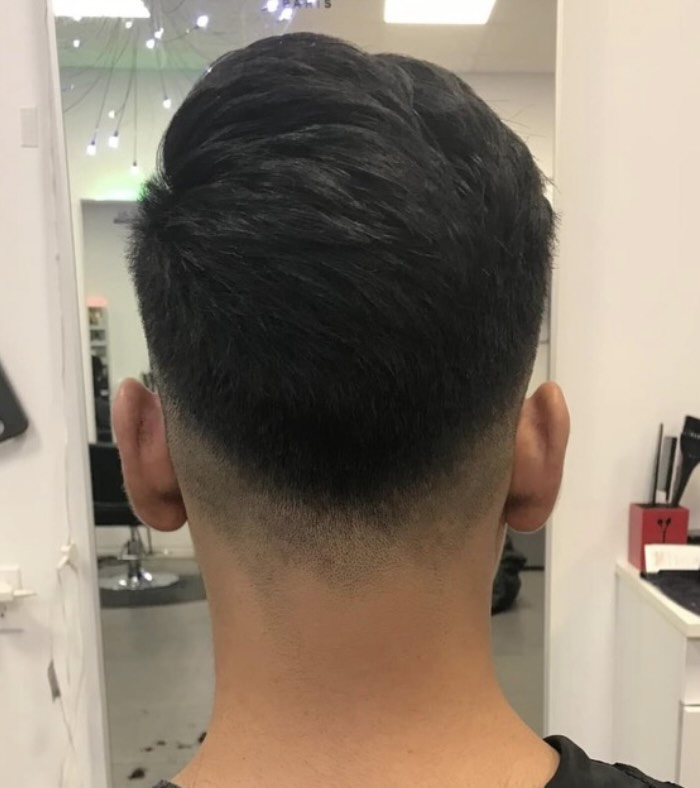 Men's fade haircut