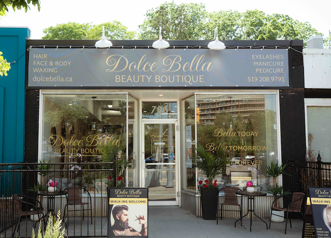 Dolce Bella Beauty Boutique - Front of Shop